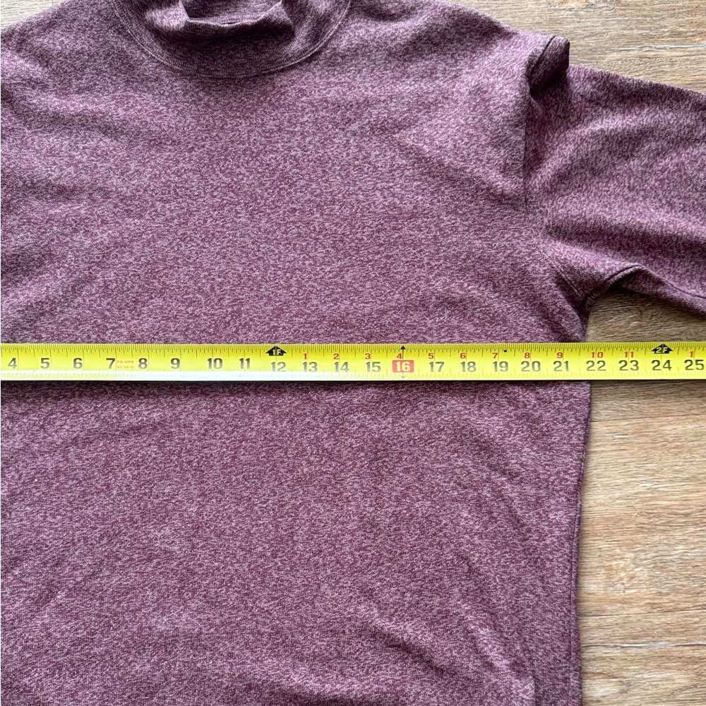 Uniqlo U Sweater S Purple Wool Low Gauge Crewneck Neutral Minimalist Chunky - Picture 3 of 6